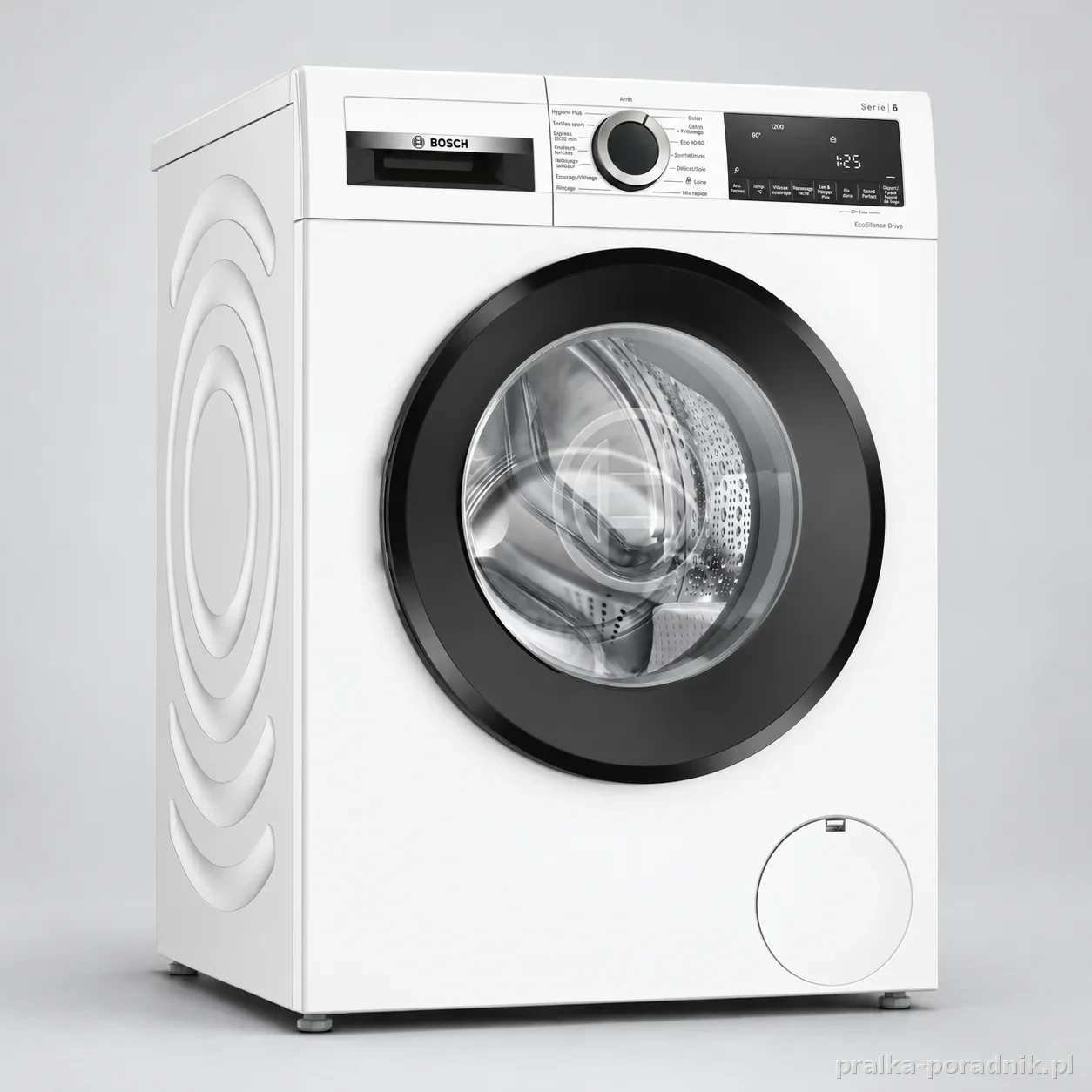 Bosch WGG14201FR, zdjęcie produktowe w studiu
