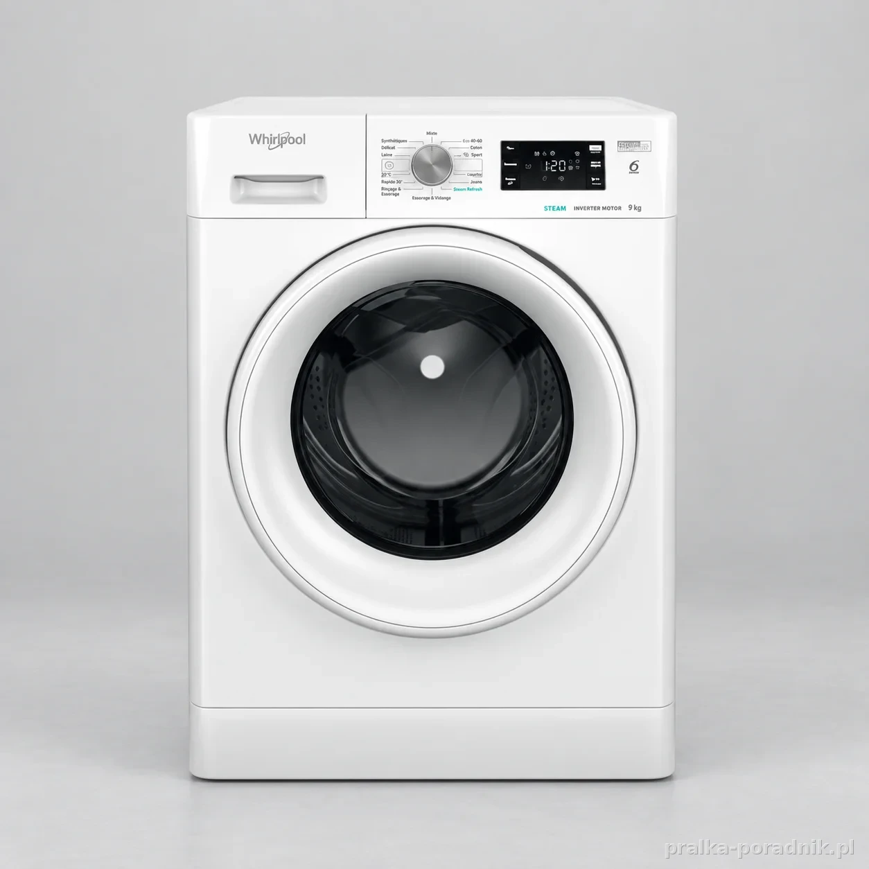Whirlpool FFBS9469WVFR, zdjęcie produktowe w studiu